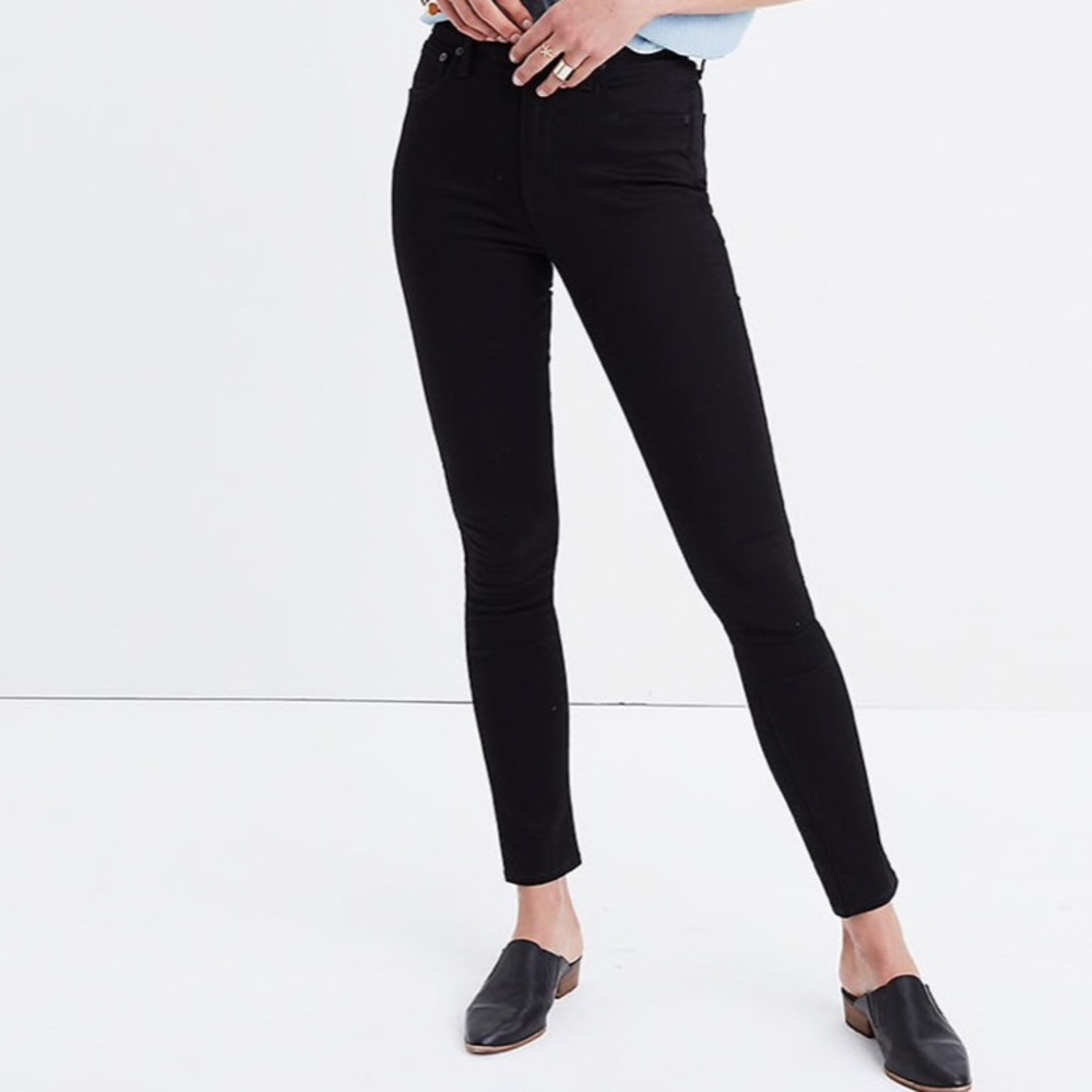 Madewell 8” Black Skinny Jeans size  27